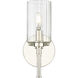 Chastine Indoor Wall Sconce Wall Light in Polished Nickel